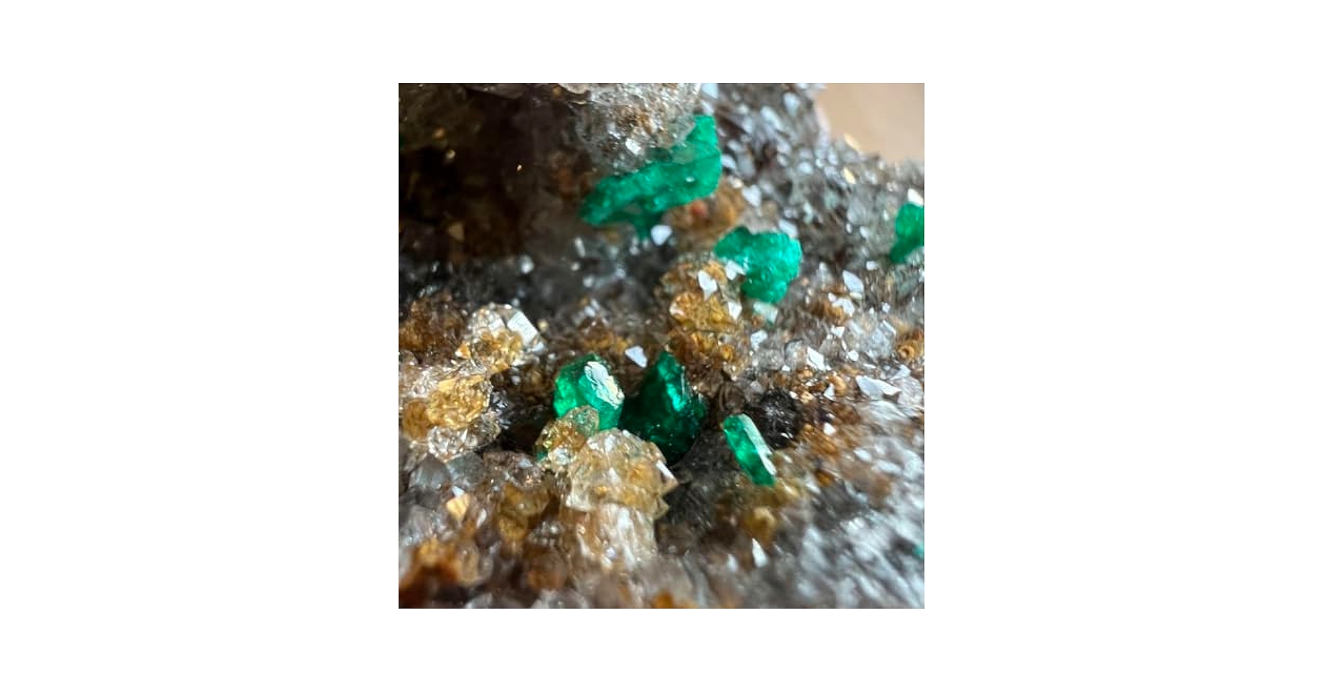 ダイオプテーズ 水晶 共生 鉱物 標本 原石 ダイオプテーズ 水晶 共生 鉱物 標本 原石 - コレクション